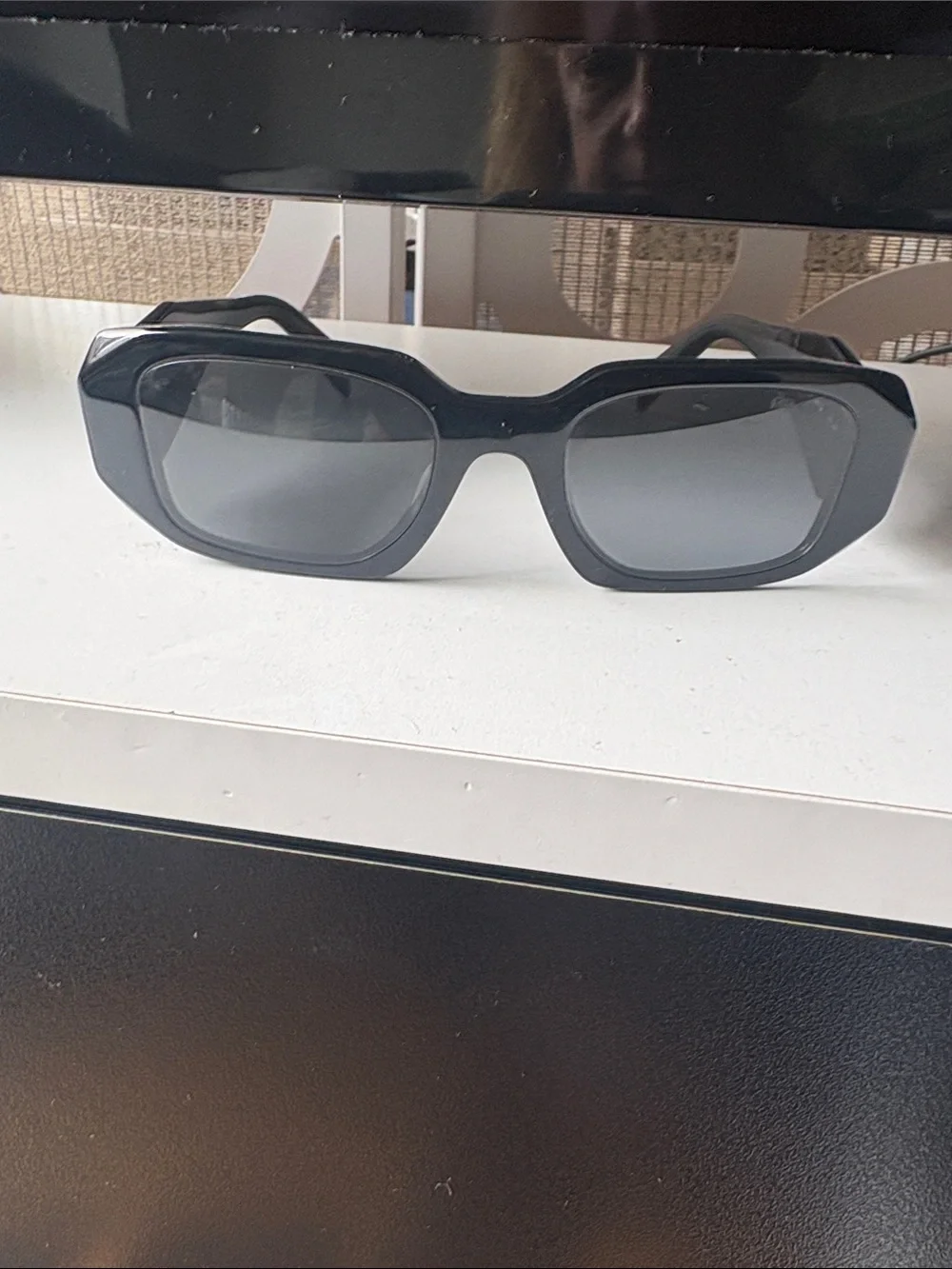 Prada Runway 49mm Rectangular Sunglasses